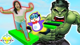 Ryans Mommy ESCAPING A SUPERHERO IN ROBLOX ! Lets 