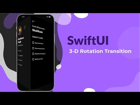 SwiftUI- 3-D Rotation Transition
