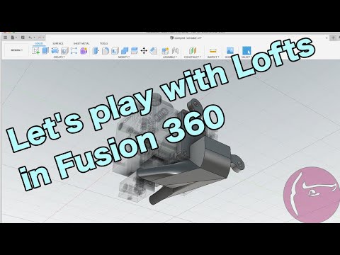Let's play with some Lofts in Fusion 360