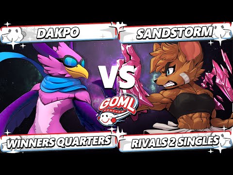 GOML 2025 - Dakpo (Wrastor) Vs. Sandstorm (Olympia) Rivals 2 - RoA2