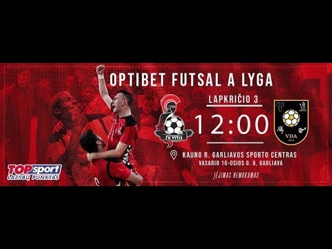 OPTIBET Futsal A lygos I turo rungtynės: „Vytis“ - „VDA“ [2019-11-03]