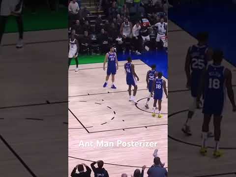 Anthony Edwards Poster Vs 76ers #anthonyedwards #nba #dunk