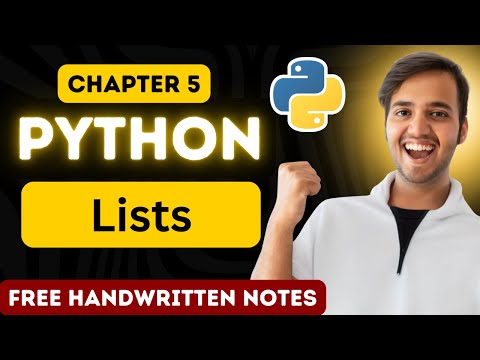 Chapter 5 List In Python Full Python Course
