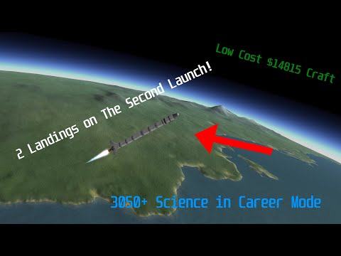 Getting 3k Science on the 2nd Launch Using a $15k Rocket? – KSP Career Mode