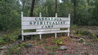 preview picture of video 'Cassadaga The spiritualist and psychic capital of the world, with a visit to the Devil's Chair.'