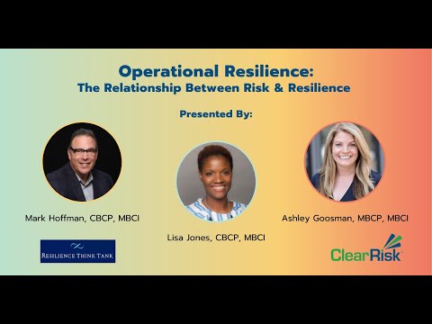 Operational Resilience: The Relationship between Risk and Resilience