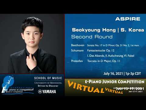 Seokyoung Hong (Korea), Aspire, Round 2 | e-Piano Junior Competition'21 VIRTUAL