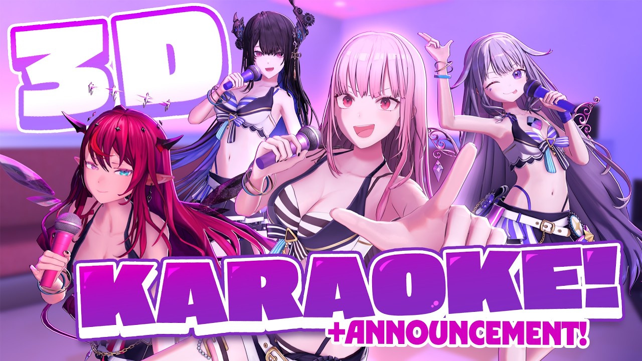 【3D KARAOKE】last singing this summer! with...an announcement?! #calliolive