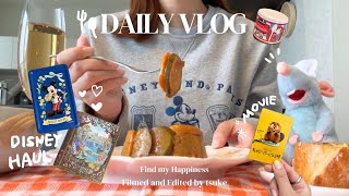 ディズニーと共に楽しむ日常vlog🍫ディズニー購入品｜レミーのラタトゥイユ｜映画鑑賞とお菓子作り