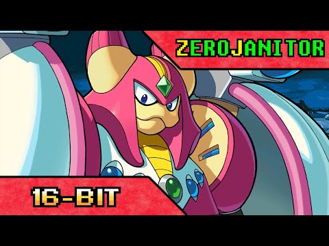 Mega Man X6 - Shield Sheldon [Mega Man X-style; SNES]