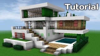 Minecraft: How to Build a Modern House 5 - Tutorial | Make a big Modren House (Easy) @smartgamingpb