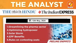 The Analyst 12th May 2024 Current Affairs Today | Vajiram and Ravi Daily Newspaper Analysis