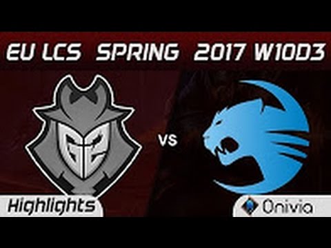 G2 vs ROC Highlights Game 3 EU LCS Spring 2017 W10D3 G2 Esports vs Roccat