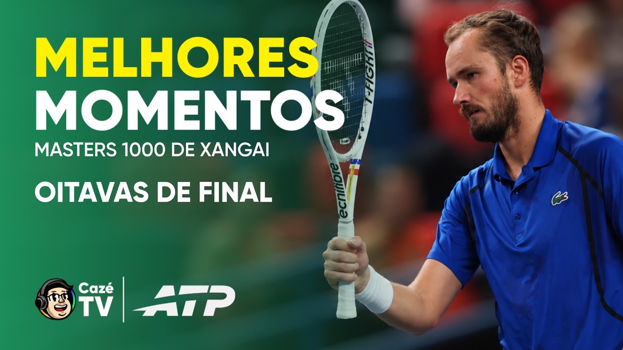 MEDVEDEV LEVA A MELHOR CONTRA TSITSIPAS! JODAR, PAUL E RUUD AVANÇAM | DIA 8 | MASTERS 1000 DE XANGAI