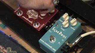 Video thumbnail for CMATMODS Signa Drive versus Super SignaDrive guitar effects demo overdrive comparison by gearmanndude