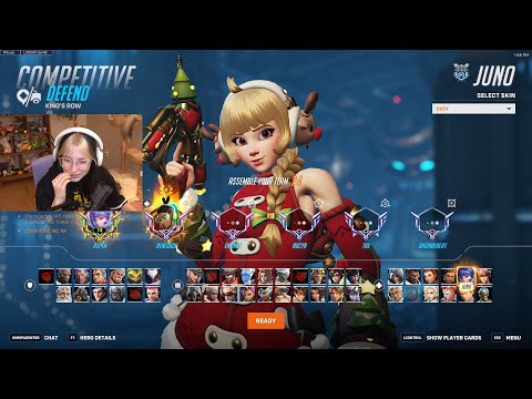 36K HEALS! Aspen's Aggressive Juno Plays - Overwatch 2 Season 20 Gameplay Top 500