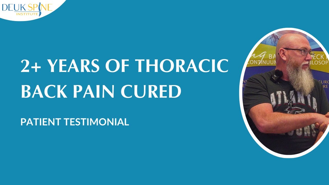 Thoracic Herniated Disc Relief After Deuk Laser Repair