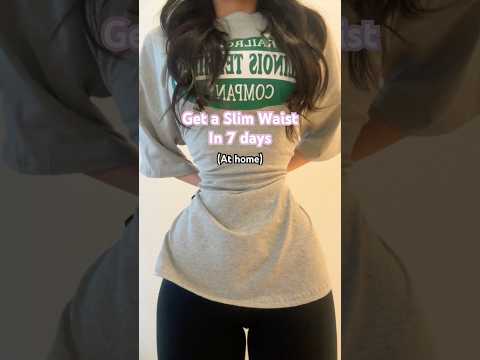 Get a slim waist in 7 days #pilates #fitness #workout