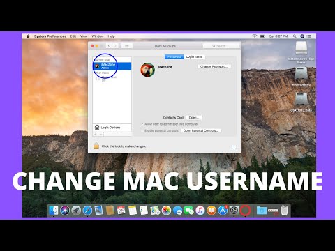 How to Change Mac Username