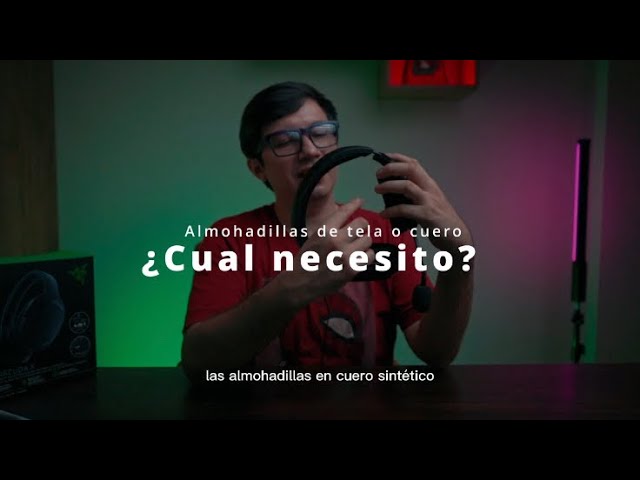 Vídeo relacionado con HAIZEEN Almohadillas compatibles con Tronsmart Glary Auriculares Virtual 7.1 Almohadillas de reemplazo (Cuero de proteína Perforado/Espuma de Memoria)