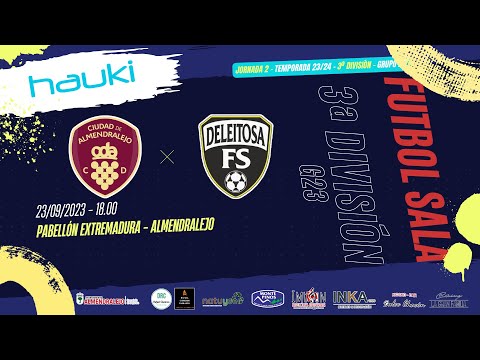🧔🏻‍⚽ 3ª División Nacional Futsal - Jornada 02 - CD Ciudad de Almendralejo - Deleitosa FS  🇪🇸