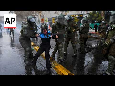 Chile students clash with police over President Kast’s education cuts
