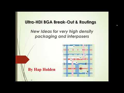 Screenshot from New HDI BGA Breakouts and Routing Strategies