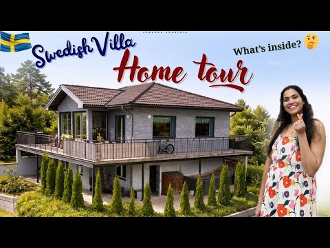 Inside This Stunning Villa in Sweden 🇸🇪 | Sauna, Modern kitchen, detailed Home Tour