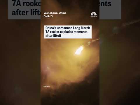 Chinese rocket explodes moments after liftoff