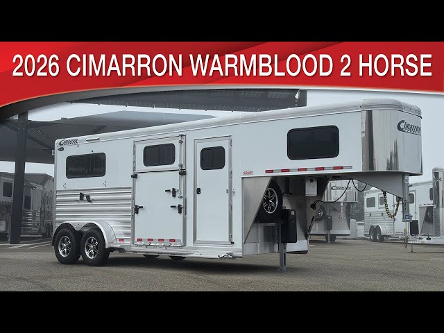 Preview image of 2026 Cimarron Norstar Warmblood 2 Horse Gooseneck youtube video
