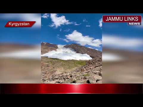 Video captures moment tourists hit by avalanche in Kyrgyzstan's Tian Shan mountains