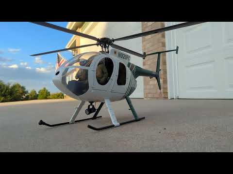 Roban MD500 Sheriff 470 RTF with Four Blade Rotor and Super Bright Strobes