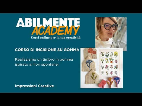 Corso di INCISIONE SU GOMMA 🌸