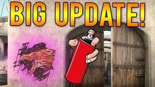 New CS:GO GRAFFITI SPRAYS Update! (Spray Paints)