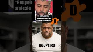 Roupeiro responde Gabigol do Santos #futebolbrasileiro #santosfc #gabigol