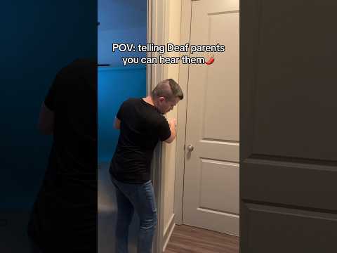 A Deaf household ain’t quiet #CODA #learnasl #signlanguage #childofdeafadult #learnsignlanguage