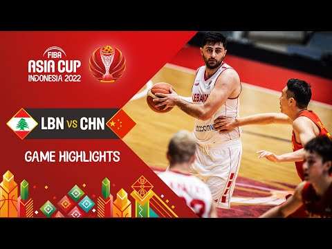Lebanon 🇱🇧 - China 🇨🇳 | Basketball Highlights - #FIBAASIACUP 2022