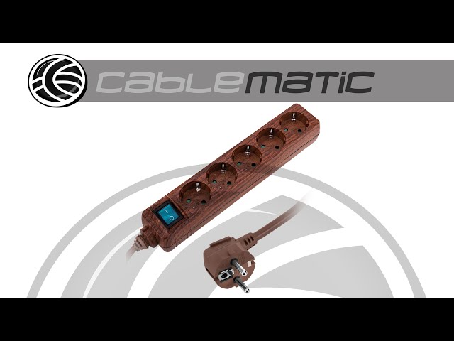 Vídeo relacionado con Cable de extensión PremiumCord, 250 V, 10 m, 5 enchufes, interruptor de alimentación, pp5k-10