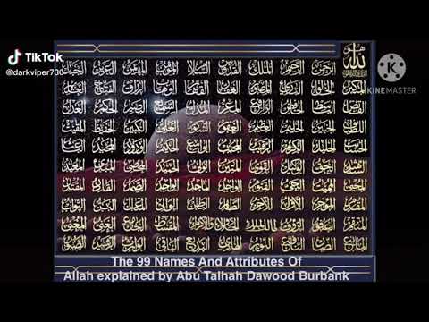 99 Names of Allah explained by Abu talha Dawood burbank