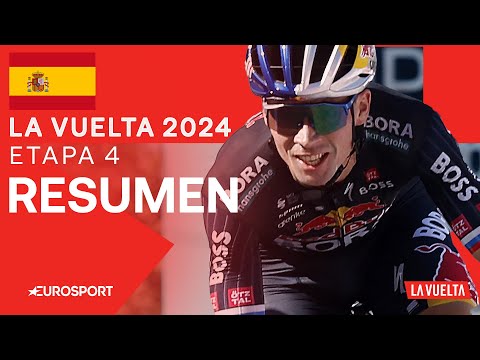 CICLISMO ESPECTACULAR 🤩 | La Vuelta a España - Resumen Etapa 4 | Eurosport Cycling