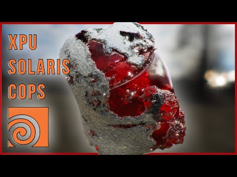 Crystal Fluorite in Houdini 20.5 | Karma XPU and MaterialX