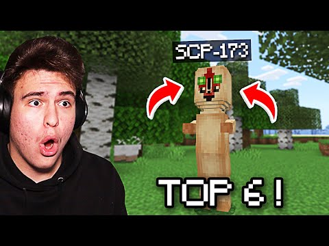 TOP 6 SCP-URI CREEPY & PERICULOASE DIN MINECRAFT !! *horror*