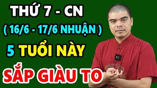 Đúng 2 Ngày tới, 5 Tuổi Trúng Số Cực Mạnh, Tiền Đổ Về Ầm Ầm, Giàu Khét Lẹt | Đạo Sĩ Tử Thông