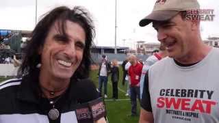 Out-takes from the sideline with Patrick Warburton and Alice Cooper