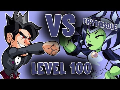 Level 100 Sir Roland vs Level 100 Fait 1v1 Brawlhalla Gameplay | Legend Pro Sparring (ft: FryDasOle)