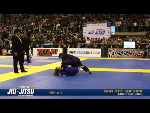 European Open 2015 Black Belt FINALS: Adult Female - Middle (Amanda Loewen vs. Janni Larsson)