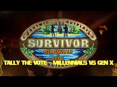 Tally the Vote - Millennials vs Gen X