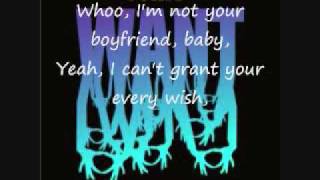 I&#39;m not your boyfriend baby-3oh!3 with lyrics