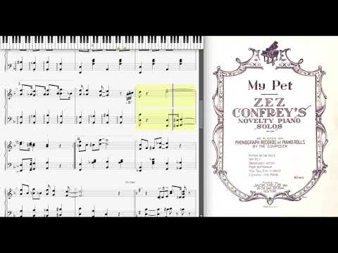 My Pet by Zez Confrey (1921, Novelty piano)