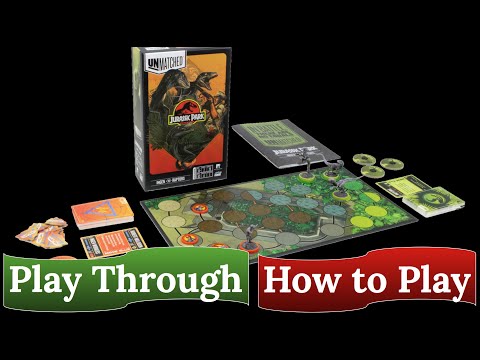 Unmatched: Jurassic Park – InGen vs Raptors: How to Play & Play Through